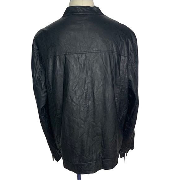 Guess Men’s faux-leather jacket XXL Black - Picture 3 of 14